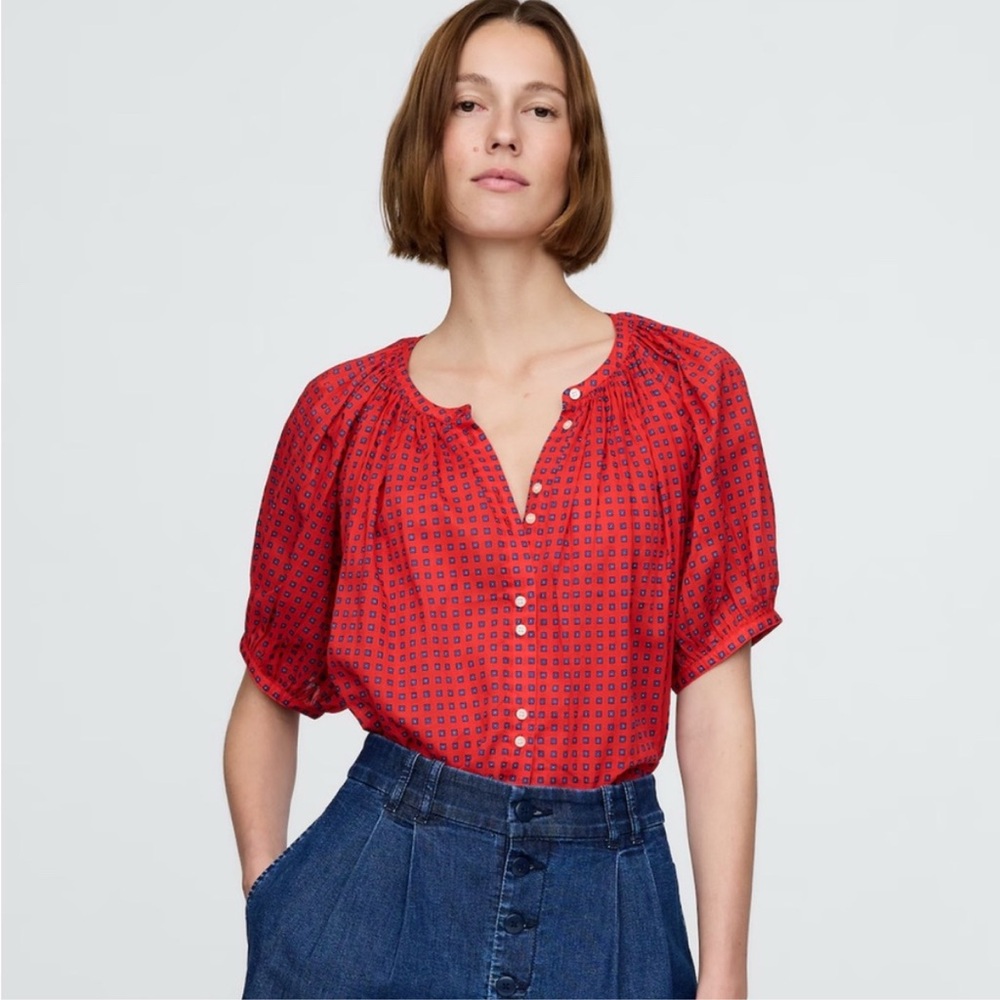 GAP X DÔEN vermillion top
